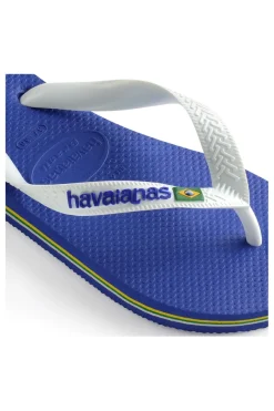 Ciabatte Infradito Blu Havaianas Brasil Logo
