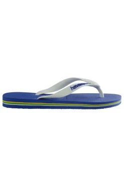 Ciabatte Infradito Blu Havaianas Brasil Logo