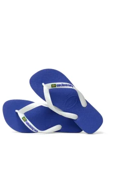 Ciabatte Infradito Blu Havaianas Brasil Logo
