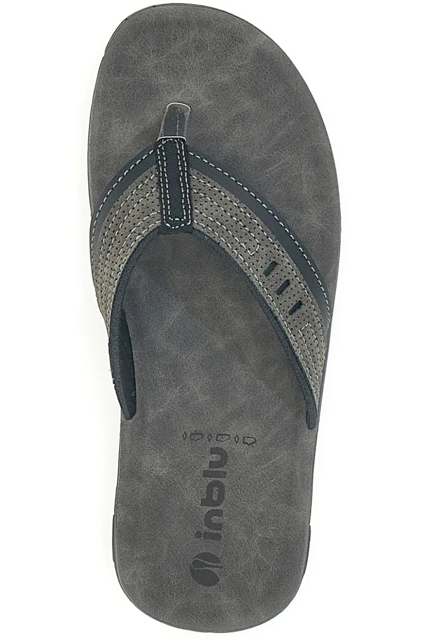 Ciabatte Infradito da Uomo INBLU 02 VT Antracite