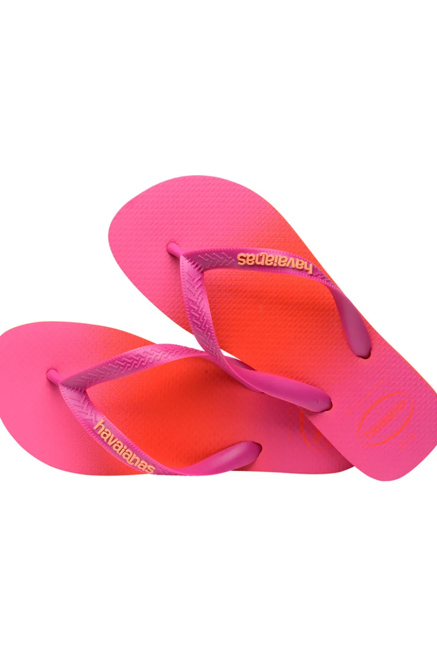Ciabatte Infradito Fucsia e Arancione con Effetto Sfumato Havaianas Top Fashion