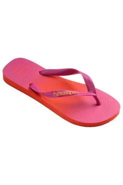 Ciabatte Infradito Fucsia e Arancione con Effetto Sfumato Havaianas Top Fashion