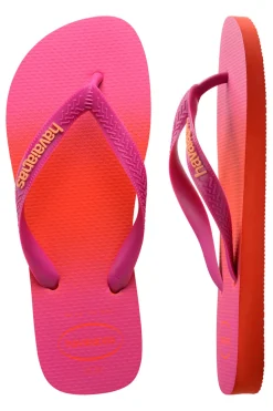 Ciabatte Infradito Fucsia e Arancione con Effetto Sfumato Havaianas Top Fashion