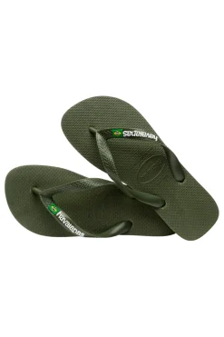 Ciabatte Infradito Havaianas Brasil Logo Verdi