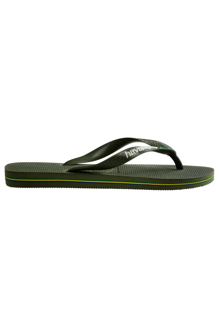 Ciabatte Infradito Havaianas Brasil Logo Verdi