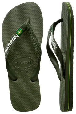 Ciabatte Infradito Havaianas Brasil Logo Verdi