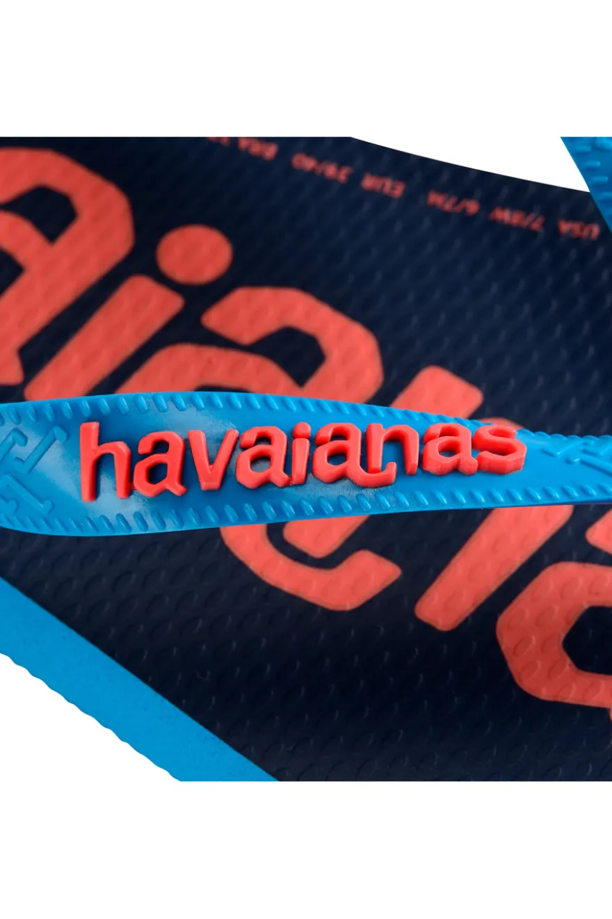 Ciabatte Infradito Havaianas Top Logomania Turchese
