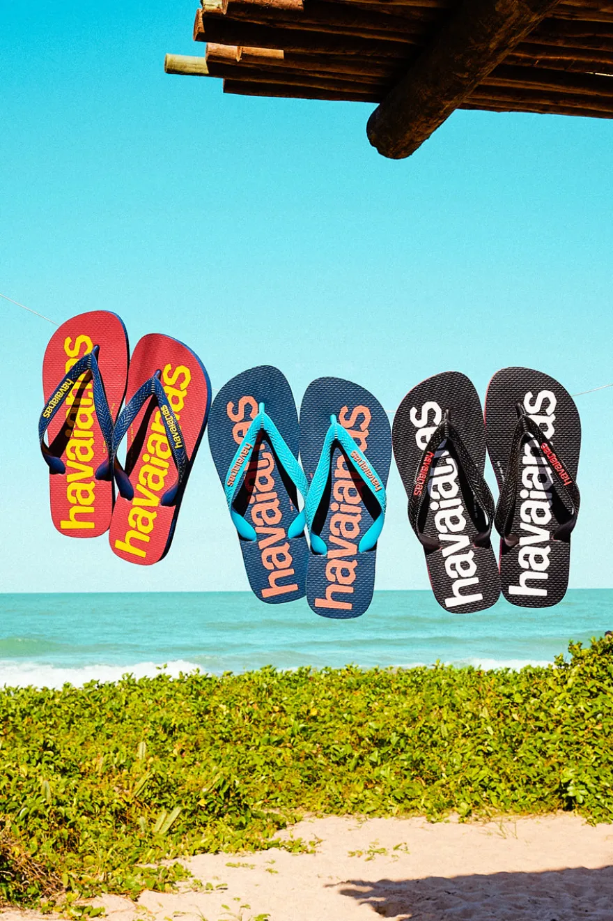 Ciabatte Infradito Havaianas Top Logomania Navy