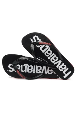 Ciabatte Infradito Havaianas Top Logomania Black