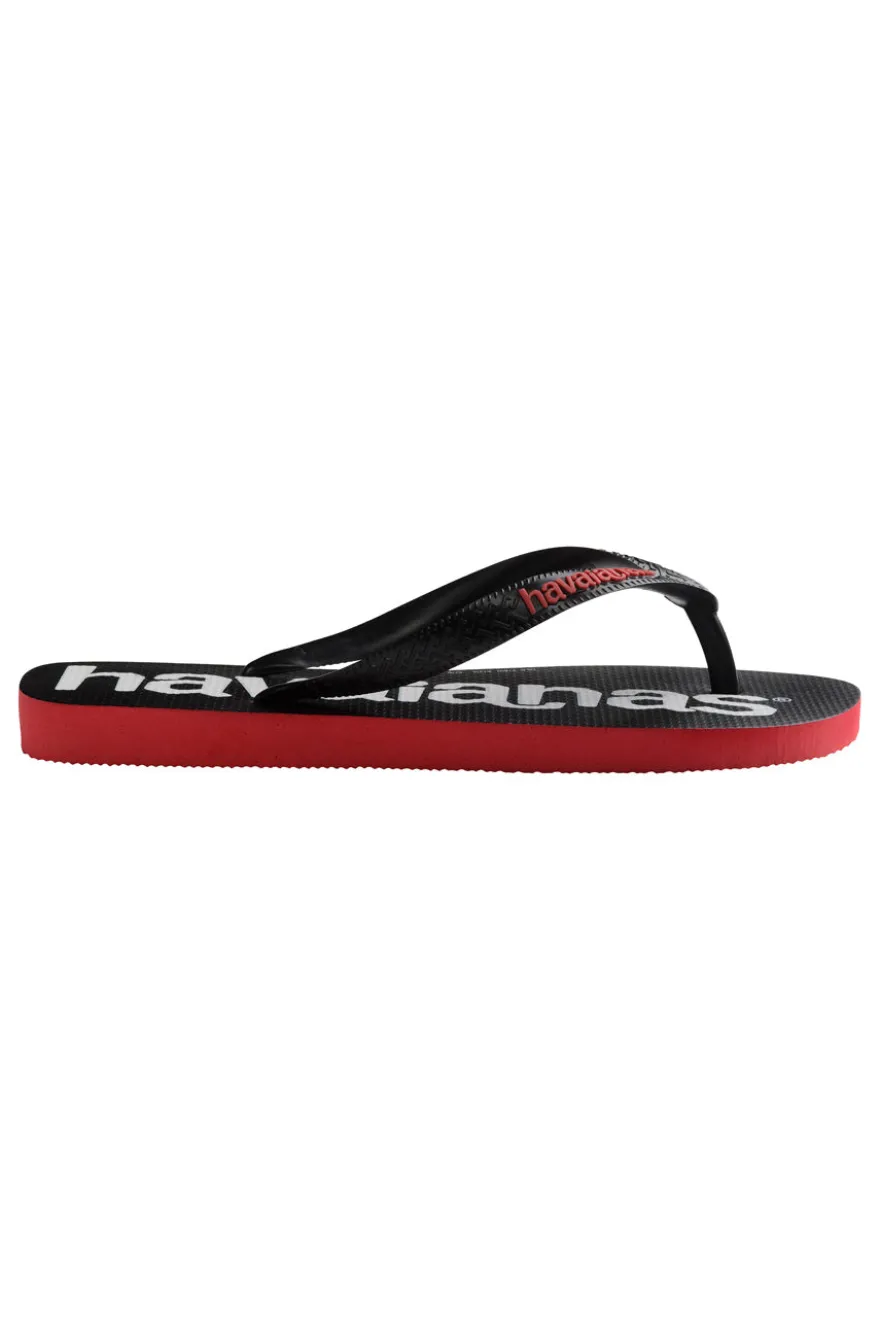 Ciabatte Infradito Havaianas Top Logomania Black