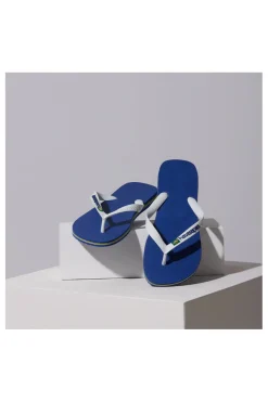 Ciabatte Infradito Havaianas Brasil Logo Blu