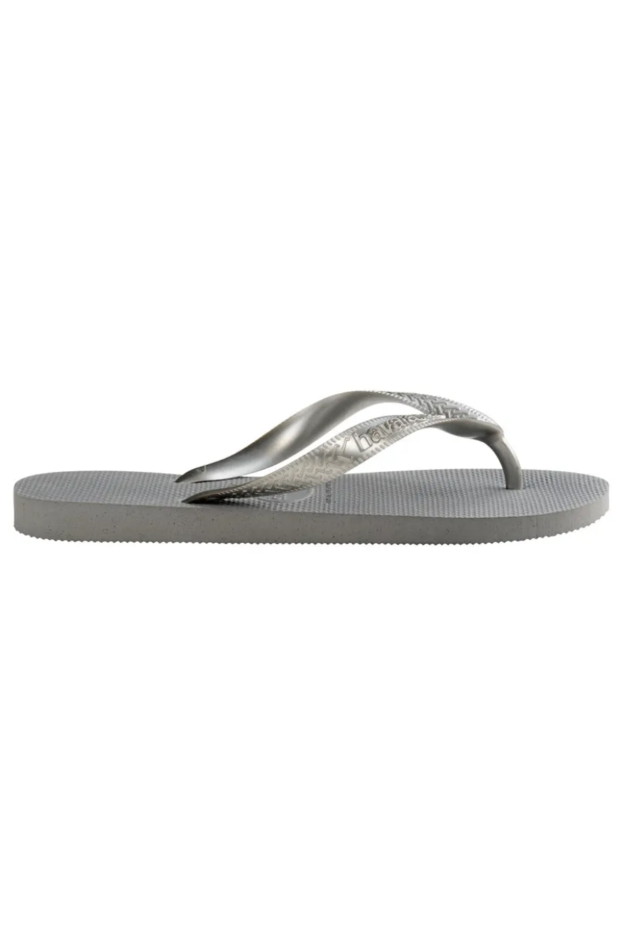 Ciabatte Infradito in Gomma Grigie Havaianas Top Tiras FC