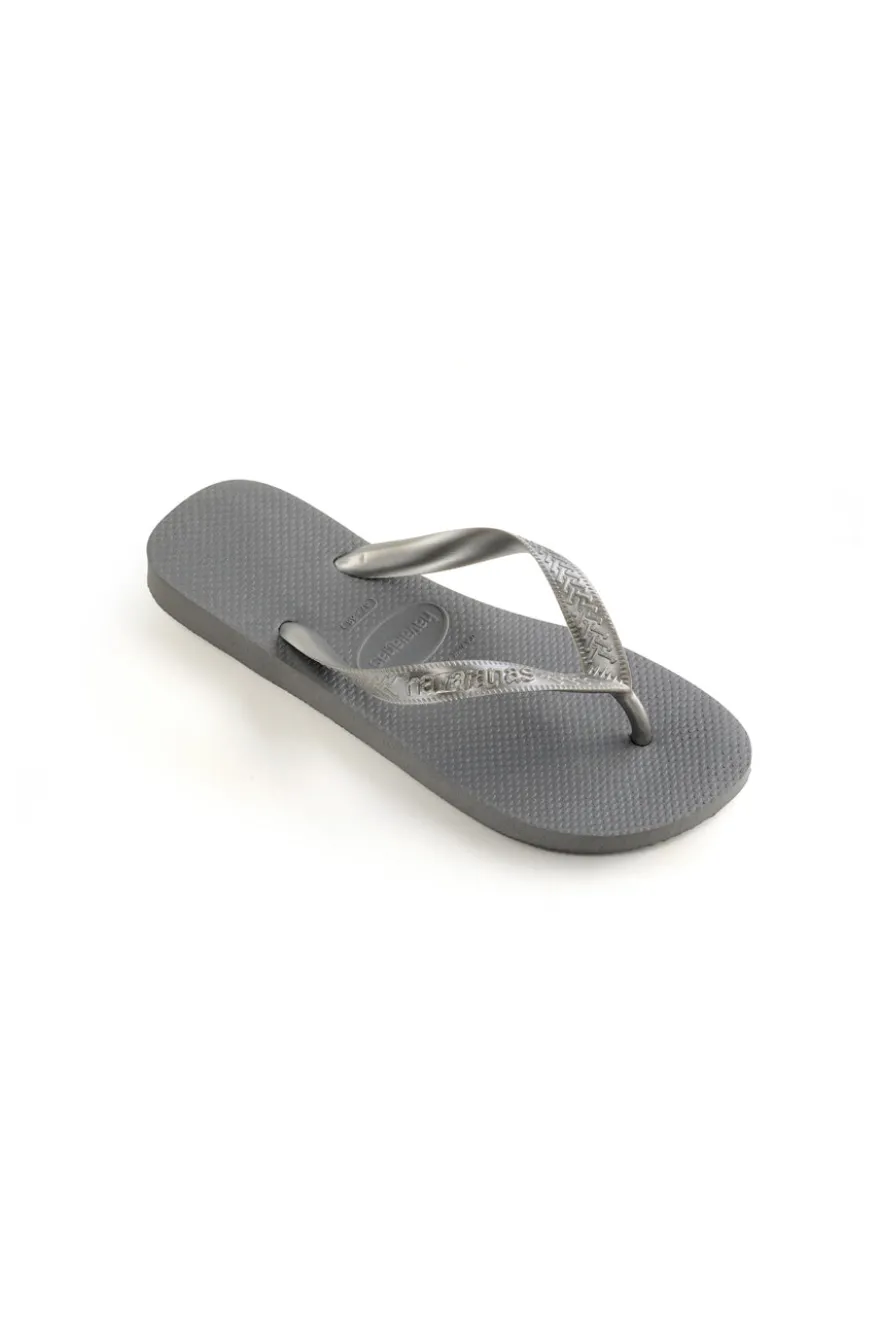 Ciabatte Infradito in Gomma Grigie Havaianas Top Tiras FC