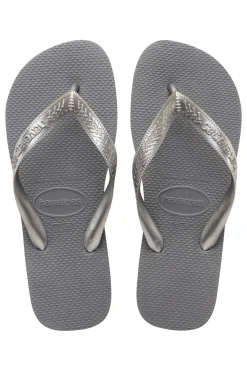 Ciabatte Infradito in Gomma Grigie Havaianas Top Tiras FC