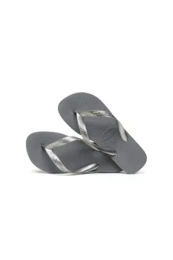Ciabatte Infradito in Gomma Grigie Havaianas Top Tiras FC