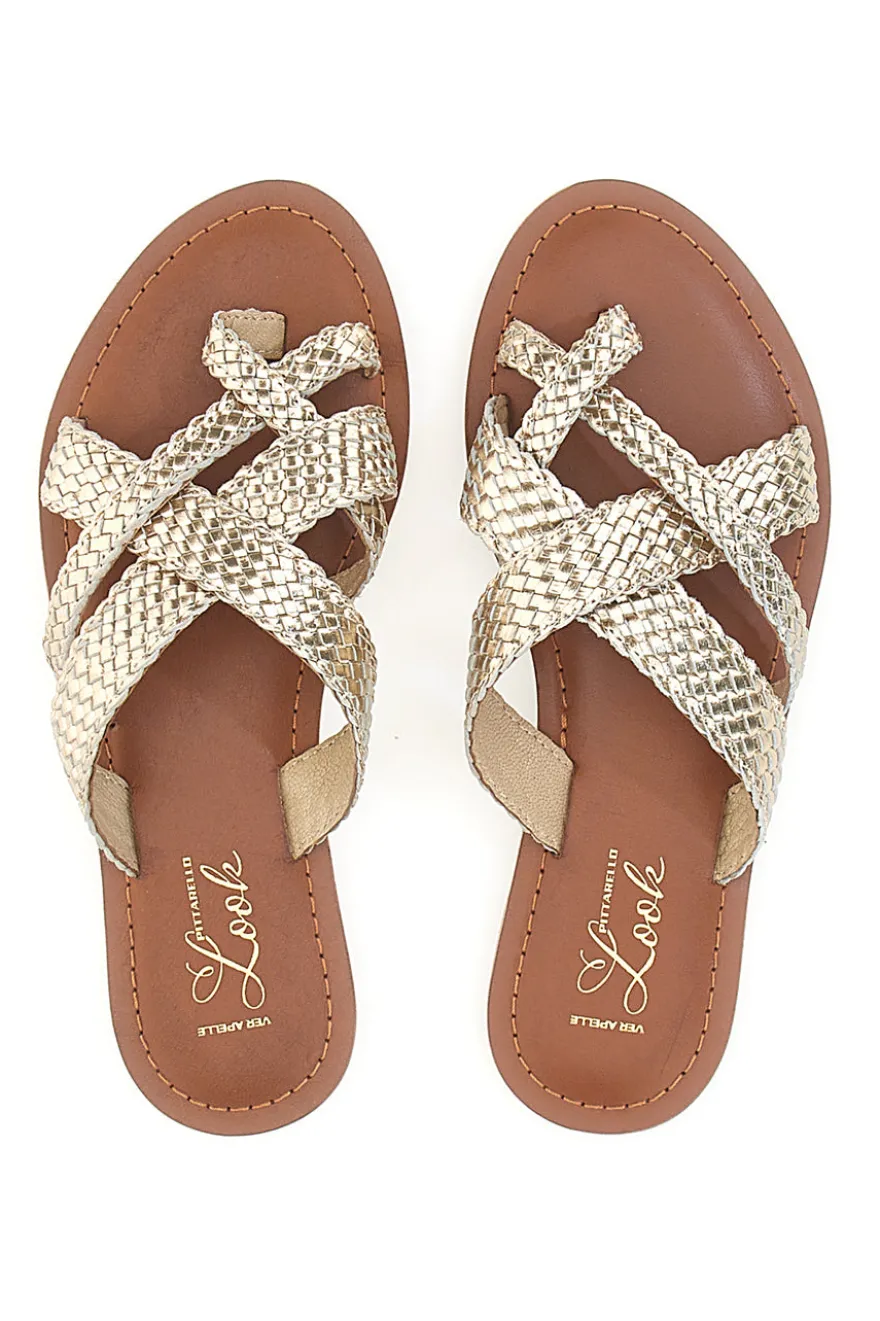 Ciabatte Infradito Light Gold Pittarello Look 4582