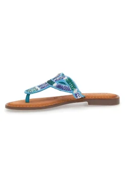 Ciabatte Infradito Mio tempo 9411 Azzurre