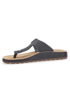 Ciabatte Infradito nere con shock absorbing plantare anatomico Fly Flot 782154C