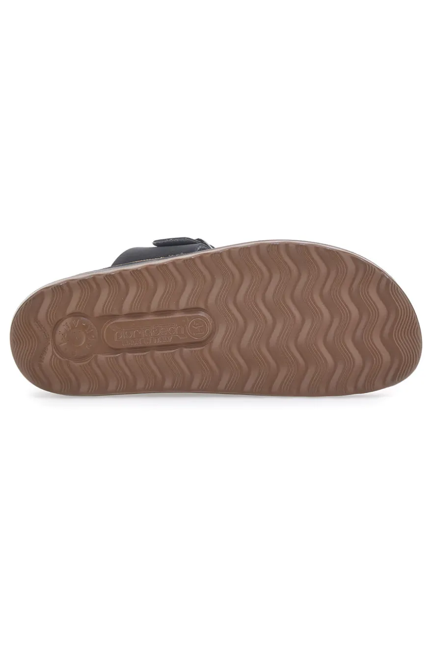 Ciabatte Infradito nere con shock absorbing plantare anatomico Fly Flot 782154C