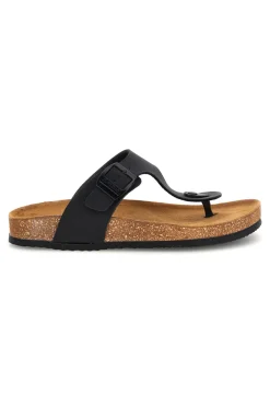 Ciabatte Infradito Nere con Fibbia Superga S31Y285