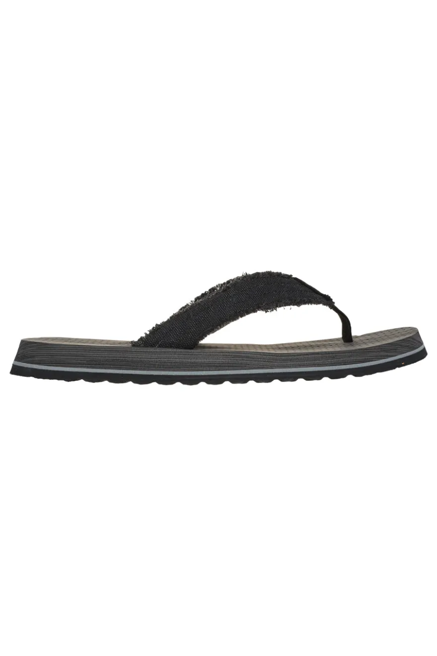 Ciabatte Infradito Nere da Uomo Skechers Tantric-Fritz