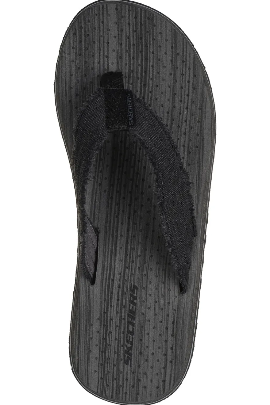 Ciabatte Infradito Nere da Uomo Skechers Tantric-Fritz