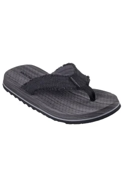 Ciabatte Infradito Nere da Uomo Skechers Tantric-Fritz