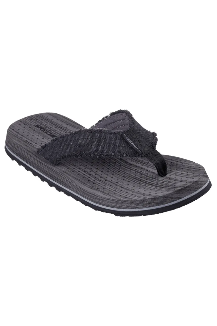 Ciabatte Infradito Nere da Uomo Skechers Tantric-Fritz