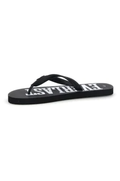 Ciabatte infradito nere logate Everlast EV08