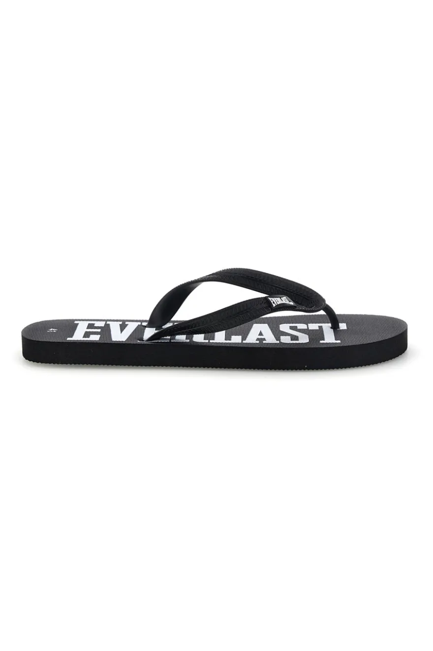 Ciabatte infradito nere logate Everlast EV08
