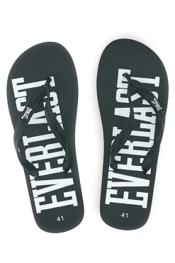 Ciabatte infradito nere logate Everlast EV08