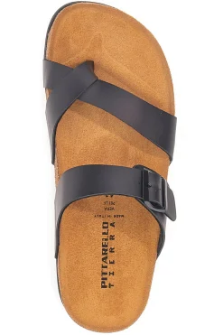 Ciabatte infradito nere Made in Italy Pittarello Sun 335A311SR