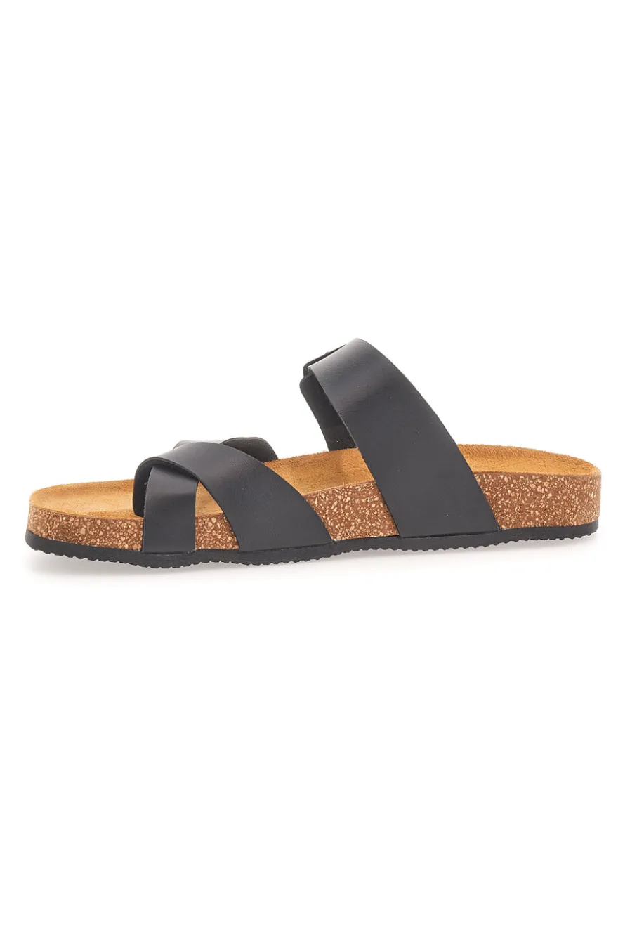 Ciabatte infradito nere Made in Italy Pittarello Sun 335A311SR