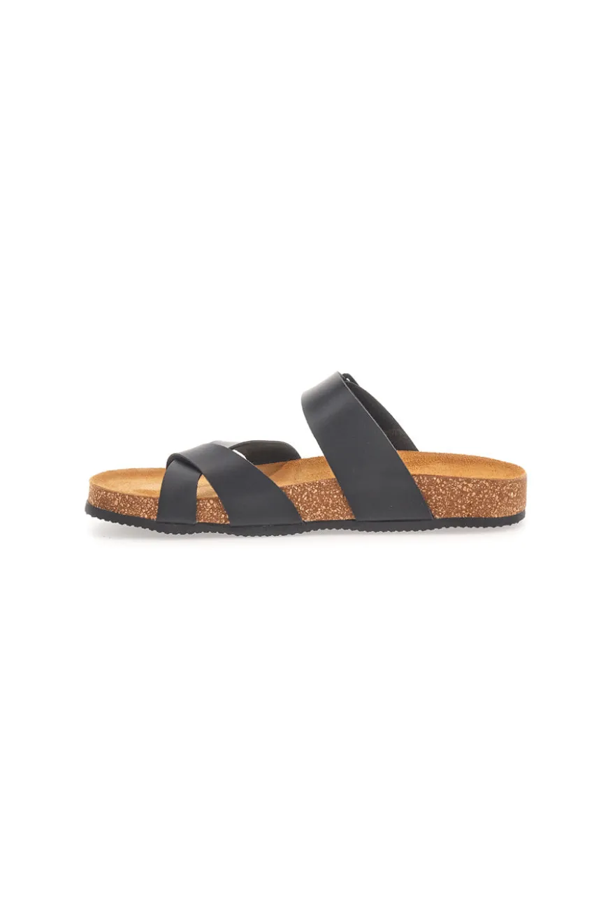 Ciabatte infradito nere Made in Italy Pittarello Sun 335A311SR