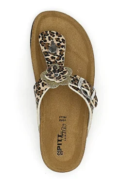 Ciabatte Infradito Pitt Kids 45261 Leopardate
