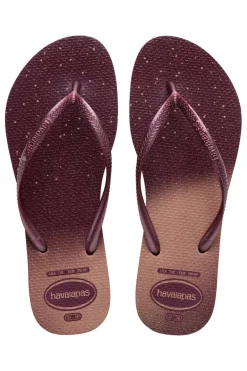 Ciabatte Infradito Purple In Gomma Havaianas Slim Gloss Fc