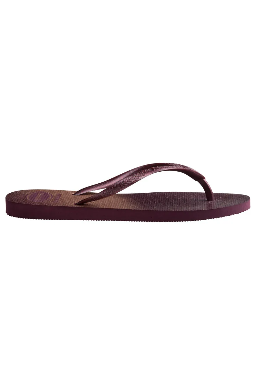 Ciabatte Infradito Purple In Gomma Havaianas Slim Gloss Fc