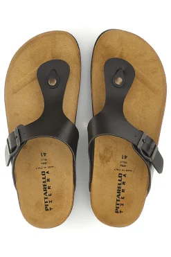 Ciabatte infradito testa di moro con fibbia Pittarello tierra 335A2177SR