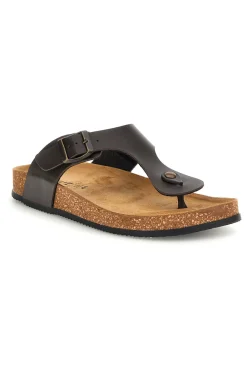 Ciabatte infradito testa di moro con fibbia Pittarello tierra 335A2177SR