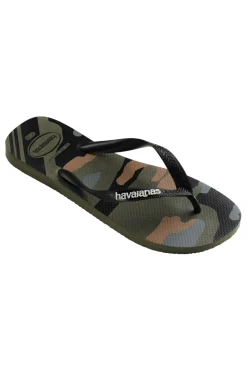 Ciabatte Infradito Verde Militare In Gomma Havaianas Top Camu