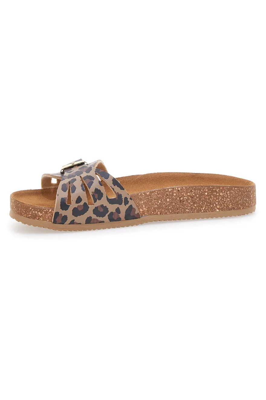 Ciabatte Leopardate Made in Italy PITTARELLO TIERRA 335A021SR