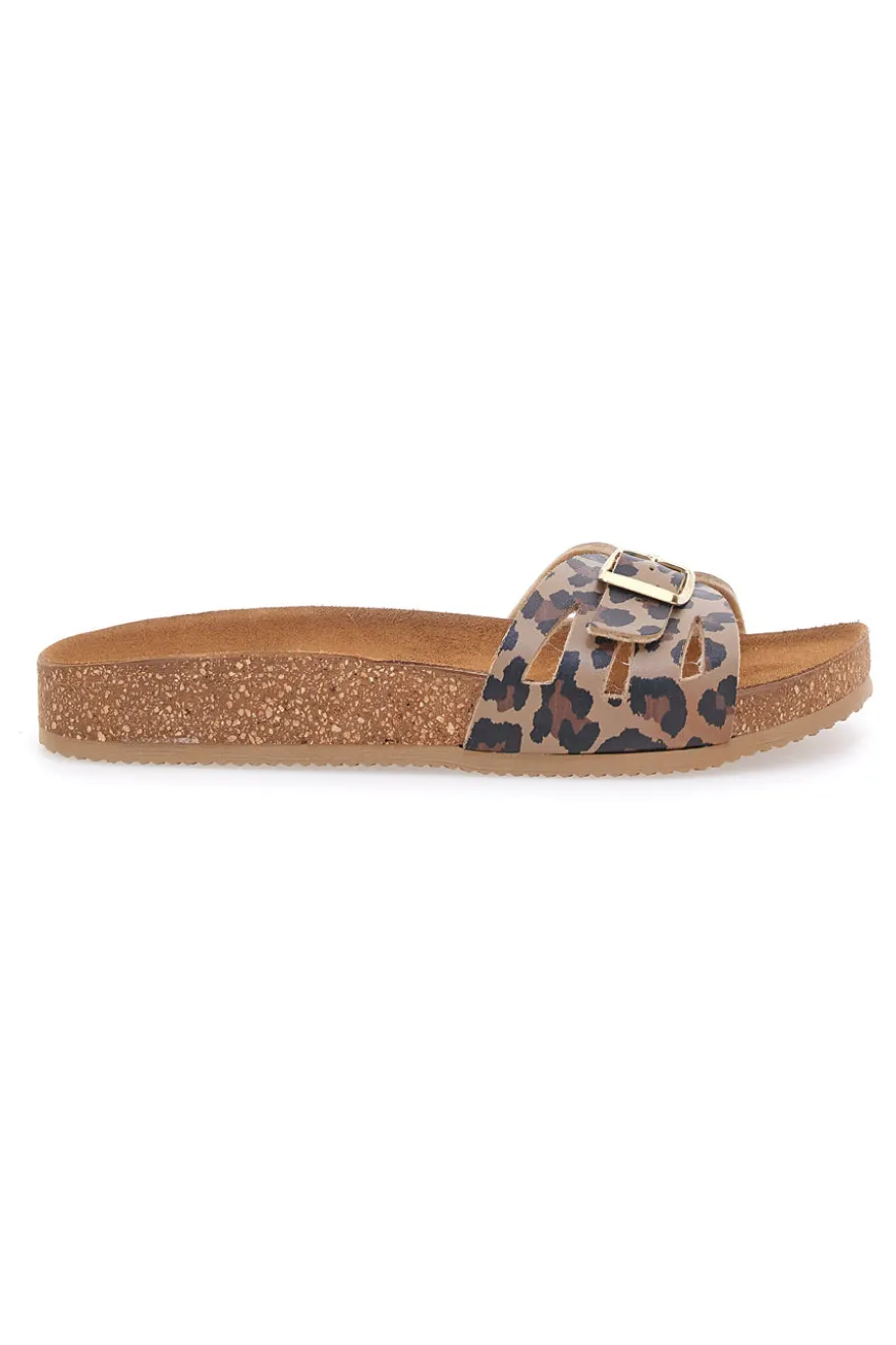 Ciabatte Leopardate Made in Italy PITTARELLO TIERRA 335A021SR