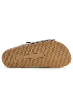 Ciabatte Marroni animalier sottopiede in vera pelle Pittarello tierra 335A20630SR