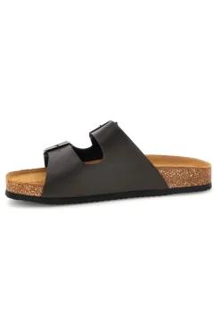 Ciabatte Marroni con Doppia Fibbia Superga S31C371