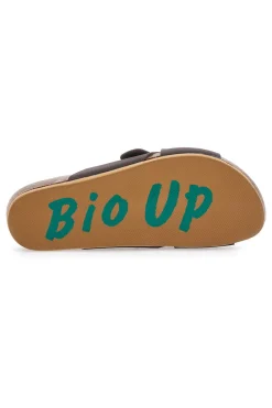 Ciabatte Marroni Con Fasce Incrociate e Plantare Naturform Made In Italy Bio Up 26414