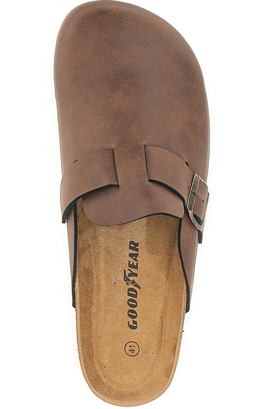 Ciabatte marroni con fibbia GOODYEAR GY42030
