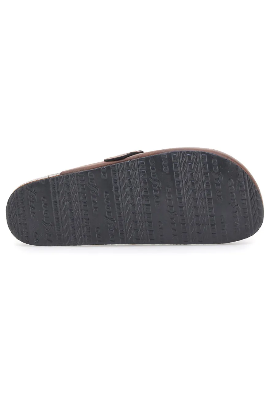 Ciabatte marroni con fibbia GOODYEAR GY42030
