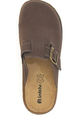 Ciabatte Marroni con Sottosuola in Pelle INBLU 24 ED