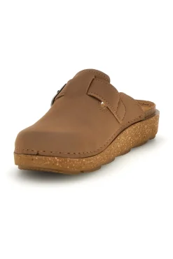 Ciabatte marroni con sottopiede in pelle Inblu 24 ED