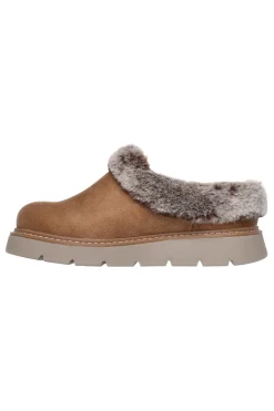 Ciabatte marroni imbottite SKECHERS KEEPSAKES LITE COZY BLEND